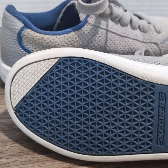 Skechers Metro Wave sneakers grey suede boys size 12 - Picture 11 of 11